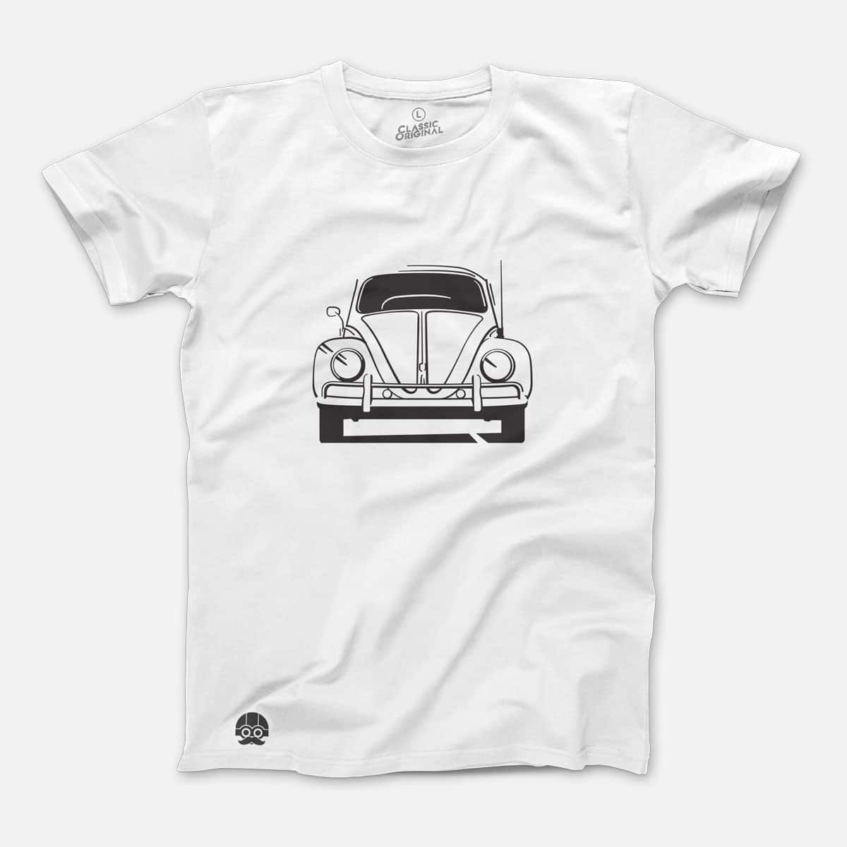 T-shirt z Volkswagenem Garbusem - XL, Biały
